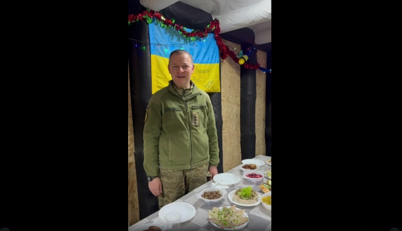 Олег Ляшко привітав українців з Різдвом із фронту